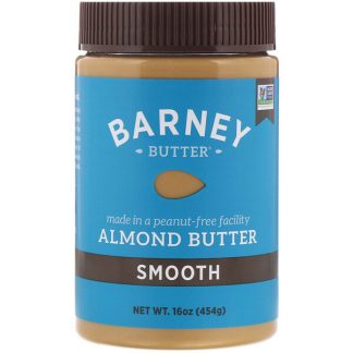 Barney Butter, Almond Butter, Smooth, 16 oz (454 g)