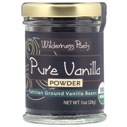 Wilderness Poets, Pure Vanilla Powder, Tahitian Ground Vanilla Beans, 1 oz (28 g)