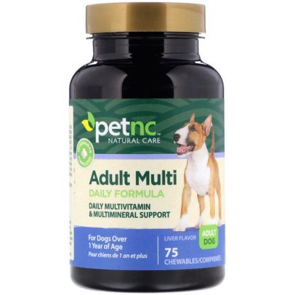 petnc NATURAL CARE, Adult Multi Daily Formula, Liver, 75 Chewables