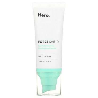 Hero Cosmetics, Force Shield, Superlight Sunscreen, SPF 30, 1.69 fl oz (50 ml)