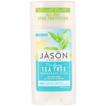 Jason Natural, Deodorant Stick, Purifying Tea Tree, 2.5 oz (71 g)