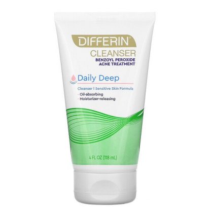 Differin, Daily Deep Cleanser, 4 fl oz (118 ml)