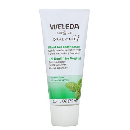 Weleda, Oral Care, Plant Gel Toothpaste, Spearmint, 2.5 fl oz (75 ml)