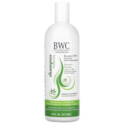 Beauty Without Cruelty, Shampoo, Rosemary Mint Tea Tree, 16 fl oz (473 ml)