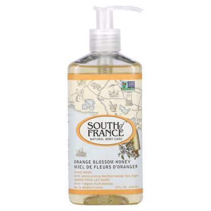 South of France, Hand Wash, Orange Blossom Honey, 8 fl oz (236 ml)