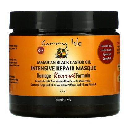 Sunny Isle, Jamaican Black Castor Oil, Intensive Repair Masque, 16 fl oz