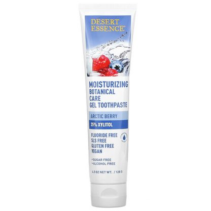 Desert Essence, Moisturizing Botanical Care Gel Toothpaste, Arctic Berry, 4.5 oz (128 g)