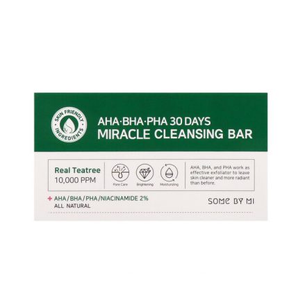 Some By Mi, AHA. BHA. PHA 30 Days Miracle Cleansing Bar, 106 g