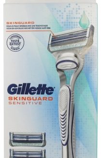 Gillette, Skinguard Shaver + Refill of 2 Blades