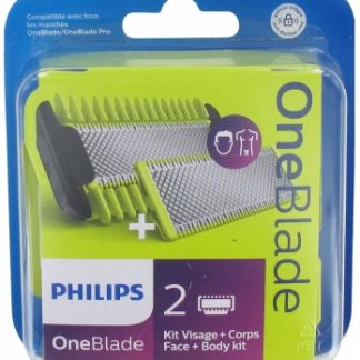 Philips, OneBlade QP620/50 Face + Body Kit 2 Blades