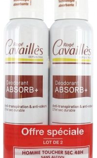 Roge Cavailles, Absorb+ 48H Men Deodorant 2 x 150ml