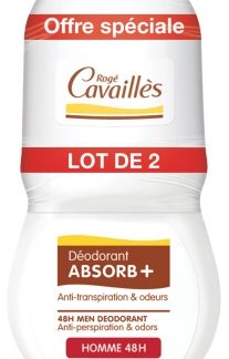 Roge Cavailles, Absorb+ 48H Men Deodorant 2 x 50ml