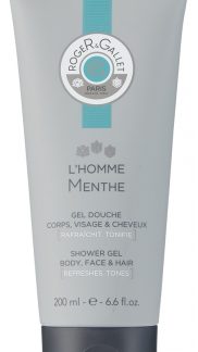 Roger & Gallet, L'Homme Menthe Shower Gel Body Face & Hair 200ml