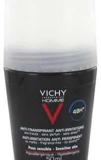 Vichy, Homme Anti-Perspirant Anti-Irritation 48HR Deodorant Roll-On 50ml